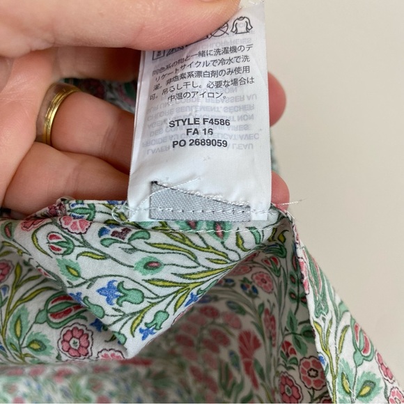 J. Crew x Liberty Perfect Shirt Floral Isborella Print Button Up - Picture 7 of 8